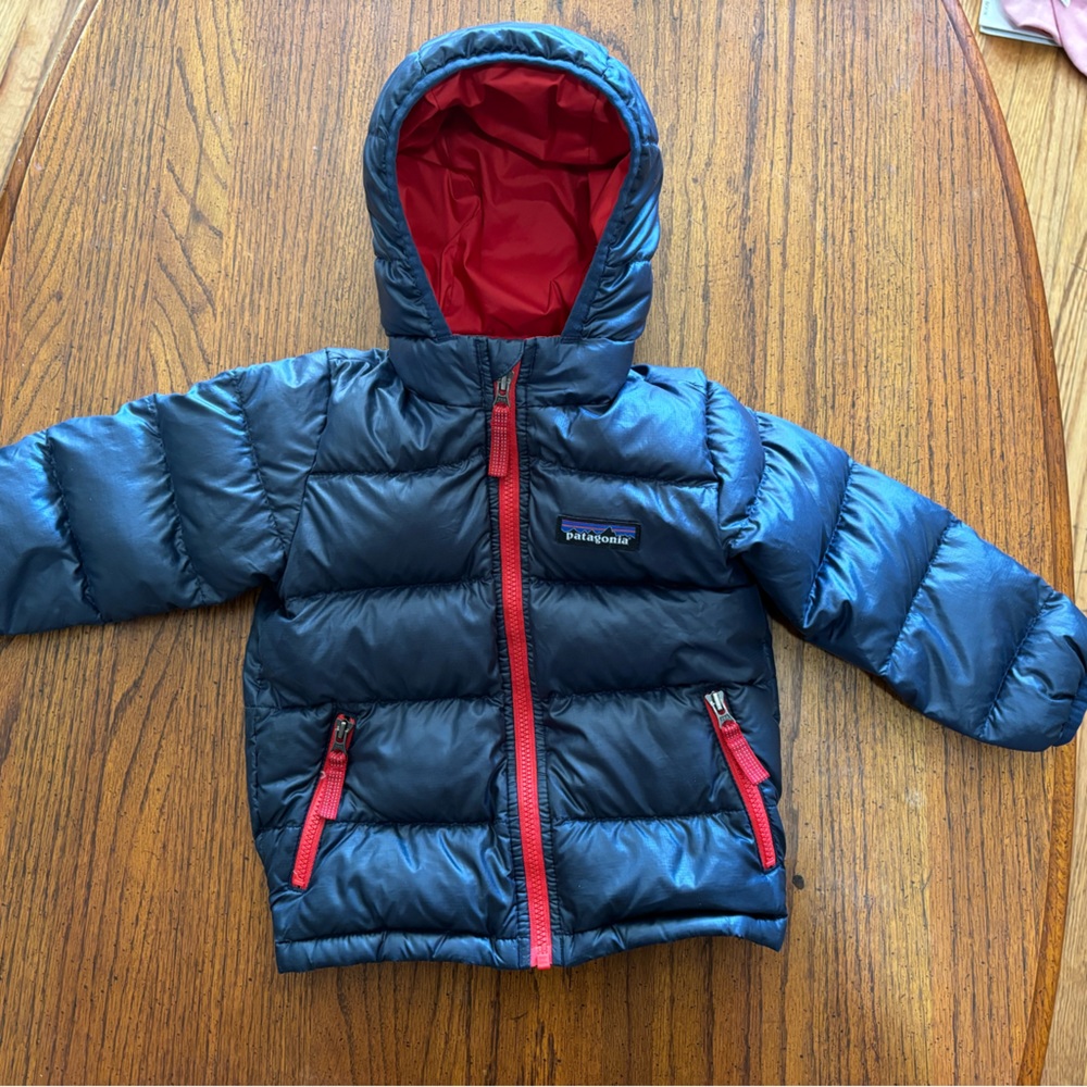 Patagonia Kids Puffer Jacket - Blue and Red